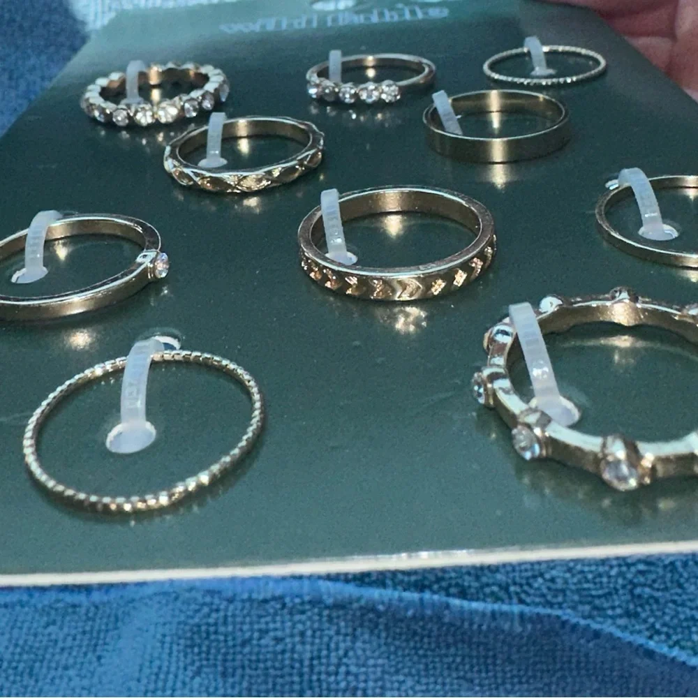 Wild Fable Pack of 10 stackable RINGS about a NEW‎ - Picture 3 of 5